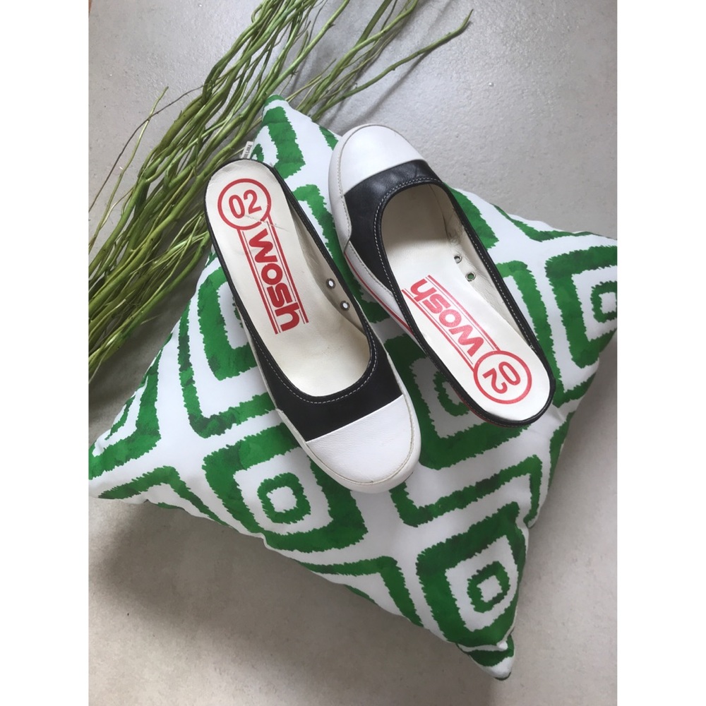 Vintage 02 Wosh Italian Leather Sneaker Heels 6.5